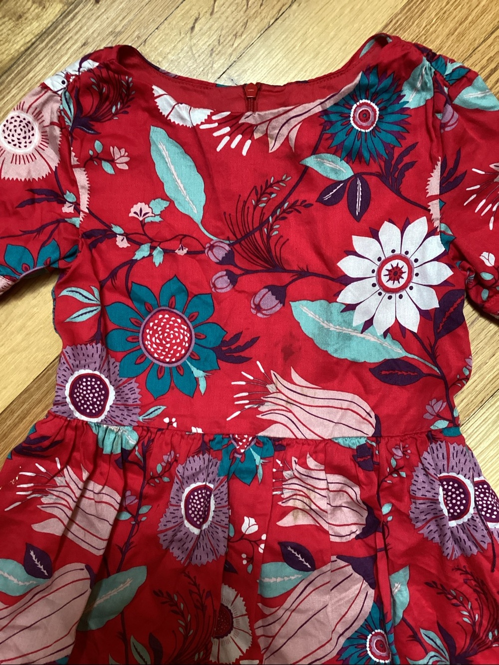 Tea Collection floral pattern Cotton Dress size 5